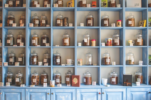 assorted-jars-on-blue-shelf-cabinets-165228.jpg